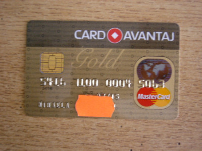 B12 24 - Card bancar foarte vechi - piesa de colectie foto