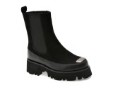 Ghete EPICA negre, W746, din piele intoarsa
