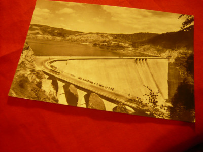 Ilustrata Bicaz - Barajul si Lacul de Acumulare , anii &amp;#039;60 foto