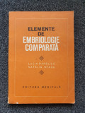ELEMENTE DE EMBRIOLOGIE COMPARATA - Bareliuc, Neagu