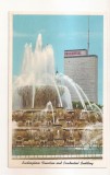 FA117 -Carte Postala- SUA - Chicago. Buckingham Memorial Fountain and Prudential Building, circulata