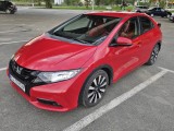 Honda Civic Hatchback 5DR 2014 unic proprietar, prima inmatriculare 2015, lumini ambientale, huse dedicate