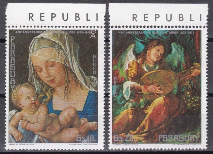 Paraguay 1978 - 450 de ani de la moartea lui Albrecht D&uuml;rer, PA, MNH