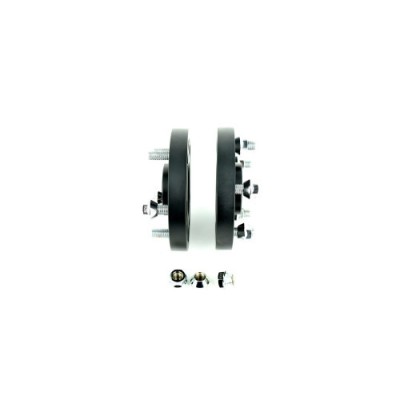 Distantier jante auto 4x108 de 20mm 63.3mm Negru / prindere dubla / prezoane incluse Automotive TrustedCars foto