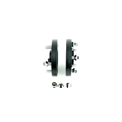 Distantier jante auto 4x108 de 20mm 63.3mm Negru / prindere dubla / prezoane incluse Automotive TrustedCars