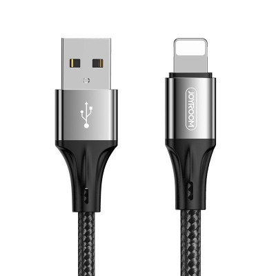 Joyroom USB - Cablu Lightning 3 A 0,2 M Negru (S-0230N1) foto