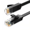 Cablu de Retea UGREEN Flat, UTP, CAT6, 3m, Negru - NW102