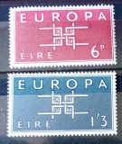 Irlanda 1963 Europa Cept ornament Cept serie 2v neștampilata, Nestampilat