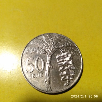 -Y- MONEDA SAMOA 50 SENE 2002 Xf++/AUNC foto
