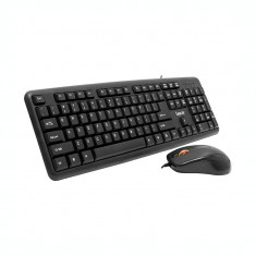 Kit tastatura si mouse Spacer SPDS-S6201 cu fir USB, negru