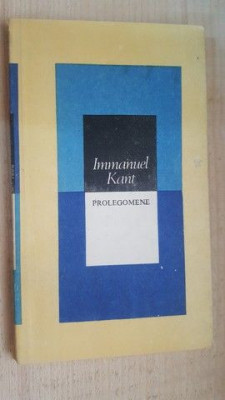 Prolegomene- Immanuel Kant foto