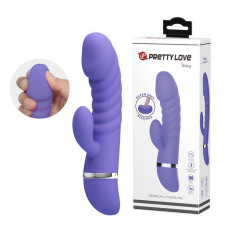 Sex vibrator cu stimulator clitoridian 7mode 18cm