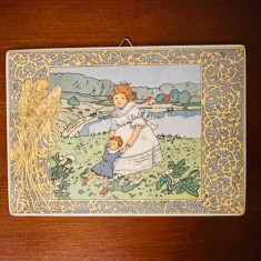 CARTE POSTALA VILBO CARD- PORTELAN VILLEROY & BOCH- "PUPPENMUTTER"- KARIN BLUME