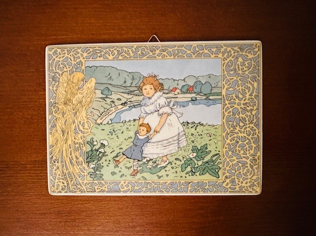 CARTE POSTALA VILBO CARD- PORTELAN VILLEROY &amp; BOCH- &quot;PUPPENMUTTER&quot;- KARIN BLUME