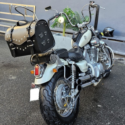 Geanta/Topcase piele portbagaj moto Yamaha/Honda/Kawasaki/Suzuki/etc foto