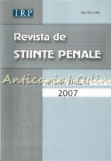 Revista De Stiinte Penale. Anuar. Anul III foto
