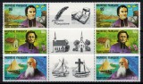 Timbre Polinezia Franceza 1987, Serie Completa MNH, Misionari Catolici, Peisaje, Michel 16&amp;euro;