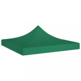 VidaXL Acoperiș pentru cort de petrecere, verde, 2 x 2 m, 270 g/m&sup2;