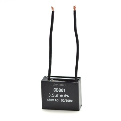 Condensator Pornire Motor cu Fire / 3,5uf 450V foto