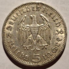 Germania Nazista 5 reichsmark 1936 A argint foto