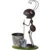 Decoratiune gradina, MagicHome, furnica cu lopata si galeata, metalica, 25x14x44 cm, Magic Home