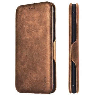 Husa pentru Samsung Galaxy A36 A366, OEM, Porto Wallet, Maro foto
