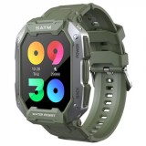 Cumpara ieftin Smartwatch Tio Fitness Tracker Stil Militar Rezistenta la apa IP68 Inot Bataile inimii Monitorizeaza Oxigen din sange 24 Sporturi Army Verde