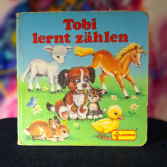 Carte - Tobi lernt zahlen - Carticica cu poze pentru copii in limba germana