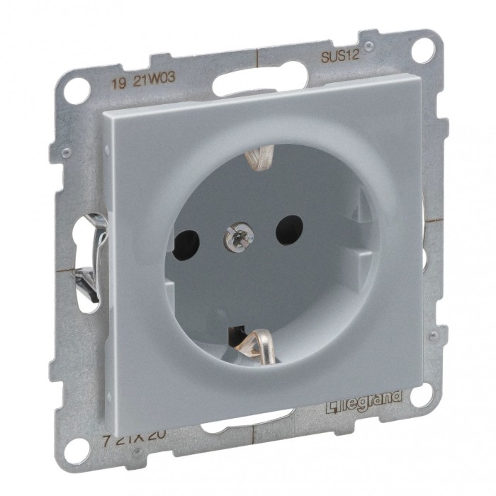 Priza USB tip A+C 5V Legrand Suno aluminiu 721330