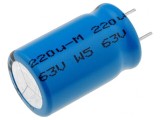 Condensator electrolitic low ESR 220uF 63V 12,5x20mm THT
