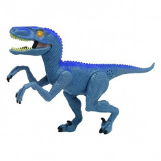 Dinozaur cu Lumini + Sunete Dragon I Velociraptor Blue foto