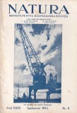 Natura. Revista pentru raspandirea stiintei, anul XXXII, nr. 9, septembrie 1943