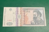 Bancnota 500 lei decembrie 1992 filigram fata seria 000141 UNC