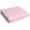Cearsaf de pat cu elastic din damasc, densitate 130 g/mp, Roz, 160/200cm