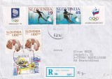 FILATELIE TEMATICA - PLIC SLOVENIA TEMATICA JOCURILE OLIMPICE, Sport, Stampilat