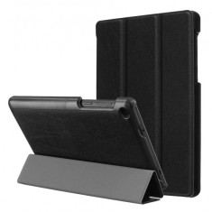 Husa flip cover pliabila din piele PU pentru Lenovo Tab 3 TB3-730X, 7 inch, negru foto