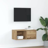 vidaXL Dulap TV Artisan Stejar 60x31x25,5 cm Lemn prelucrat