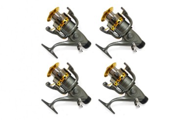Kit 4 Mulinete Diamant Alb KT6000A, Baitrunner, 9+1 Rulmenti foto