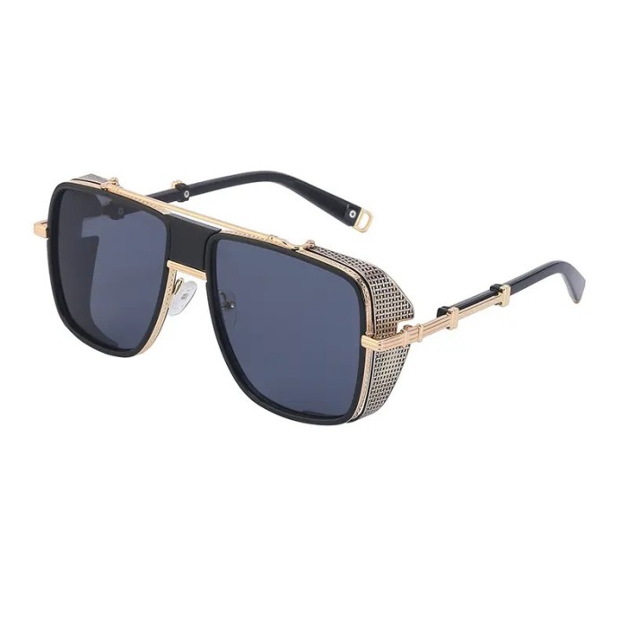Ochelari de soare Mbrands, polarizati, rama metalica Galben