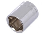 Cheie tubulară 6 puncte HEX 28mm 1/2 oțel crom-vanadium