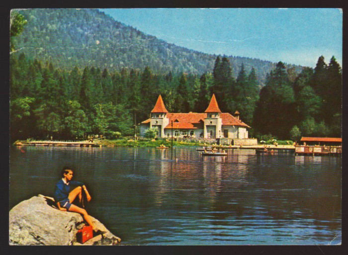 CPIB 22231 - CARTE POSTALA - BAILE TUSNAD. LACUL CIUCAS