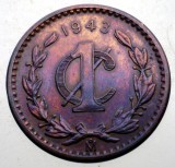 B.580 MEXIC 1 CENTAVO 1943