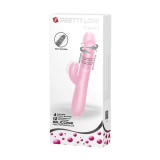 Cumpara ieftin Vibrator Rabbit Cu Rotatii Truman, Roz, 23.5 cm, Pretty Love