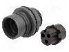 Conector circular, mama, 3 pini, BULGIN - PXP6012/03S/CR
