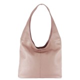 Cumpara ieftin Geanta dama Sofiline roz piele naturala de umar casual 2 compartimente 27x33x12 cm