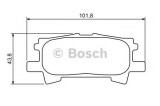 Set placute frana,frana disc LEXUS RX (MHU3, GSU3, MCU3) (2003 - 2008) BOSCH 0 986 494 224