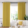 Draperie din catifea blackout cu inele albe, Madison, 250x270 cm, densitate 700 g/ml, Crayola, 1 buc