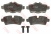 Set placute frana,frana disc MINI MINI Roadster (R59) (2012 - 2016) TRW GDB1766
