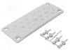 Garnitura cu mai multe orificii pentru cabluri, panou {{Grosime panou}}, {{Material}}, MOREK - MBA1C25L11