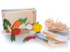 Ladita cu Legume Lemn Marc Toys, Jucarie Handmade, Set Joaca, +3 Ani, Multicolor